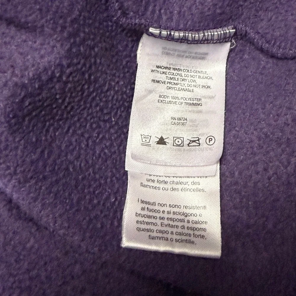 Columbia‎ Women's Purple Fleece Zip Up Jacket Soft Cozy Outdoor Size S